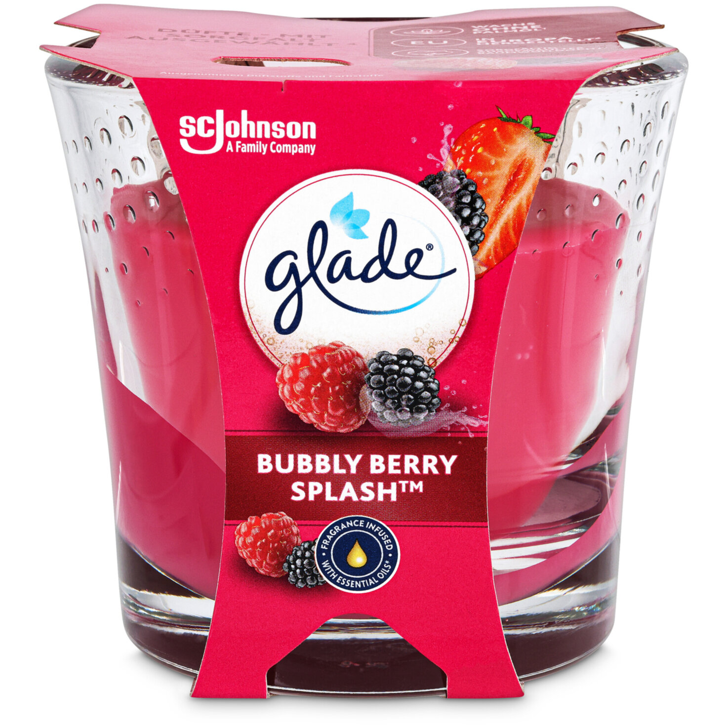 Glade Duftkerze Bubbly Berry Splash