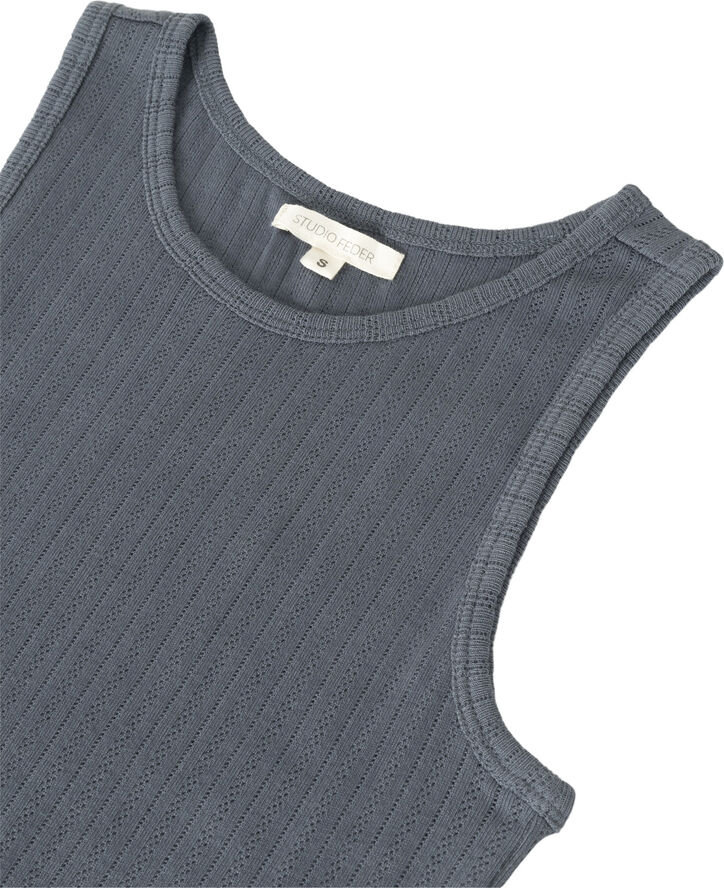 Studio Feder Irene Tank Top - Steel Grey Steel grey