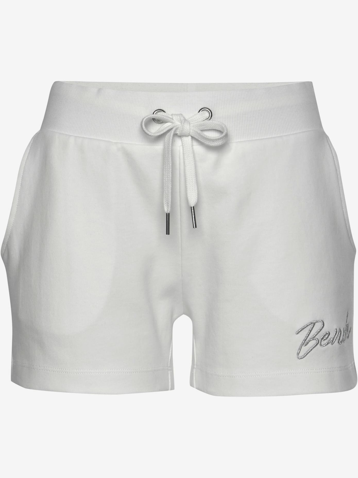 Short décontracté short, ceinture élastique à coulisse