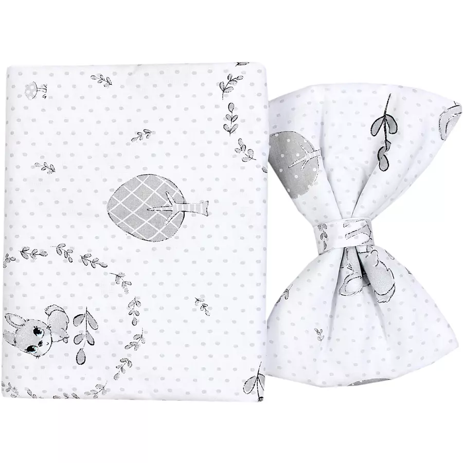 TupTam Babybett Himmel mit Schleifchen weiß Modell 1