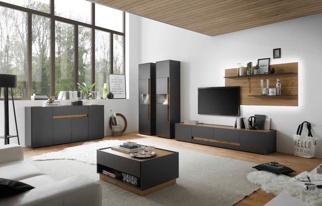 INOSIGN Wohnwand »City/Giron, moderne Anbauwand, Komplettset in vielen Farben verfügbar« Set, 4 Stk. tlg.