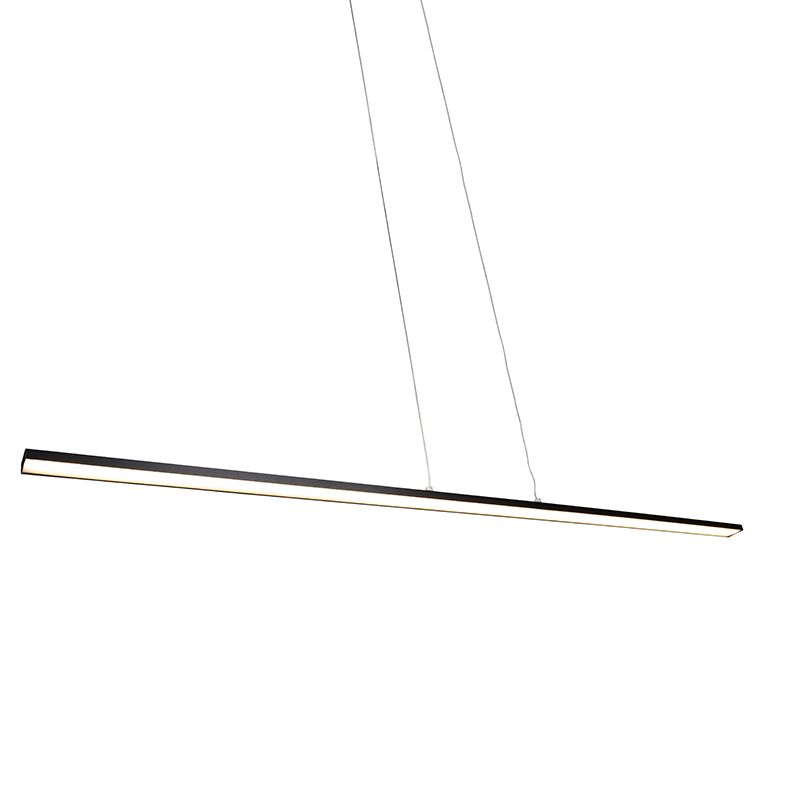 Moderne zwarte hanglamp 150 cm incl. LED - Banda
