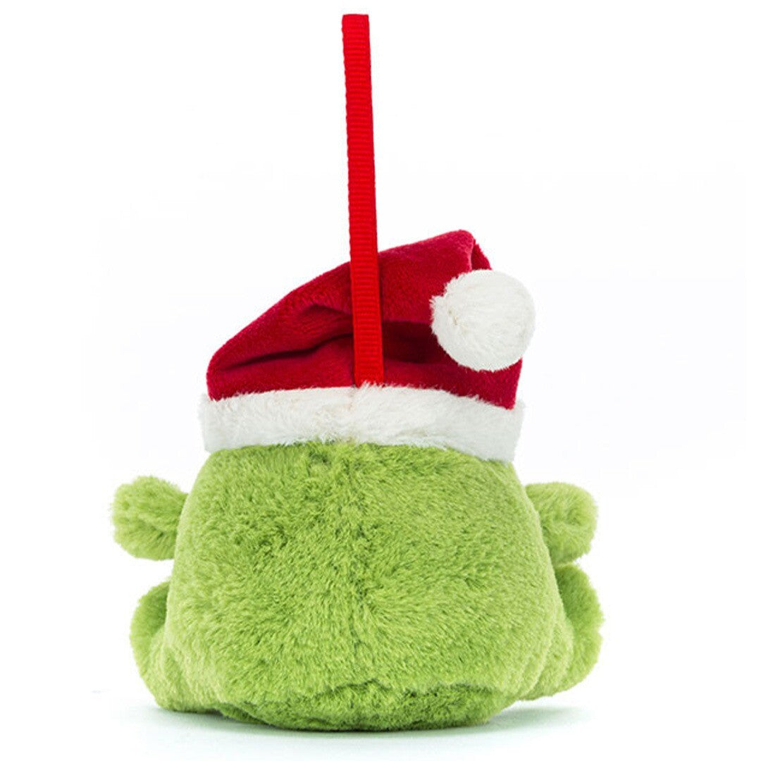 Jellycat kersthanger ricky rain frog - 8 cm