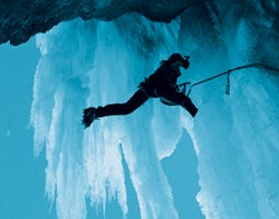 Eisklettern im Piztal als besondere Geschenkidee