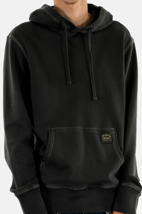 Sweat superdry contrast stitch afb washed black