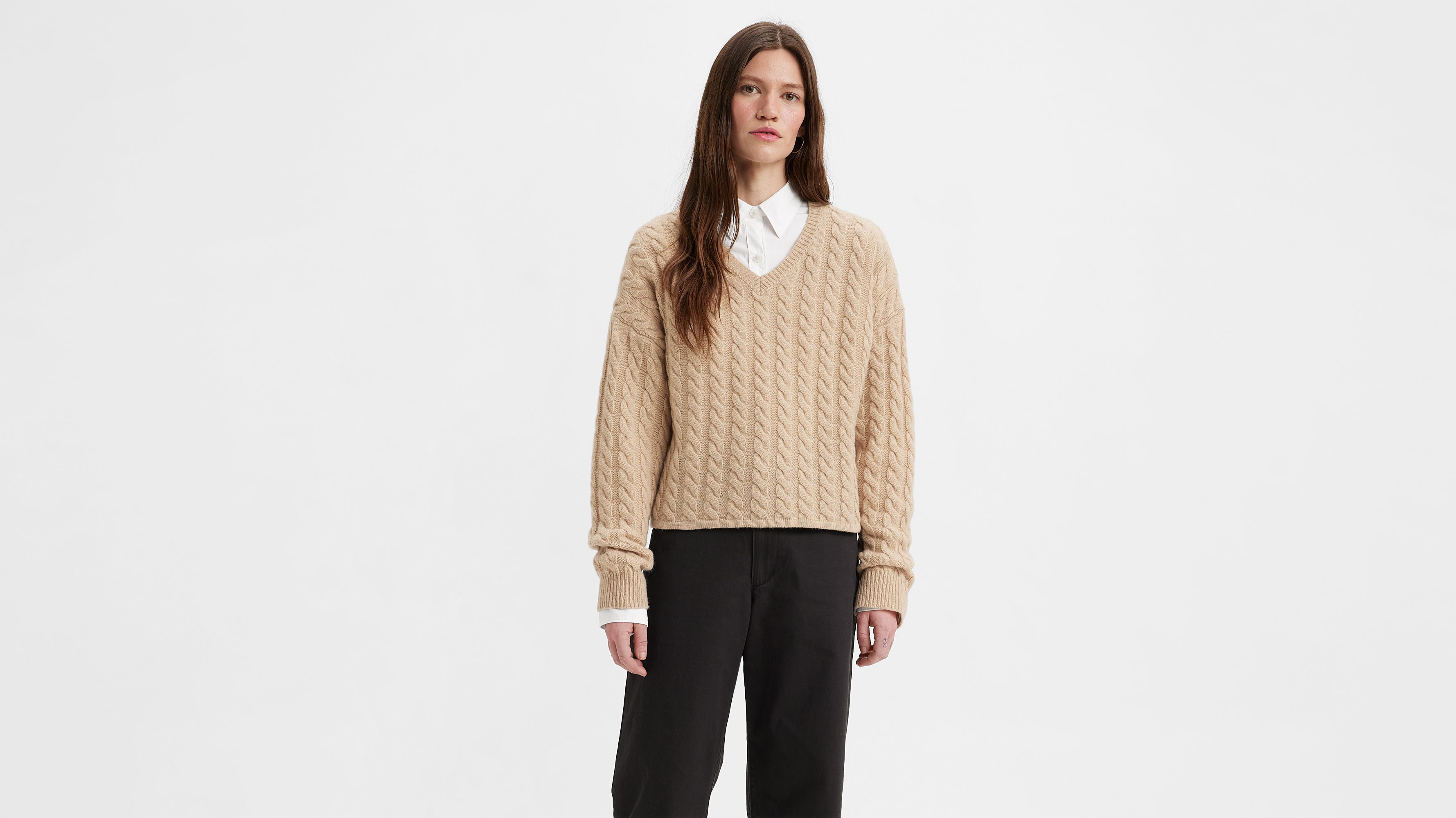Pull-over Rae - Macadamia - Cream