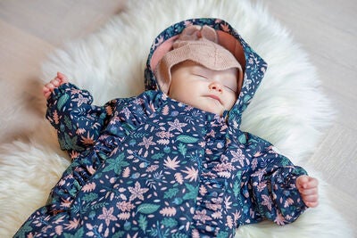 Petite Chérie Atelier Aurora Babydress, Night Sky Print