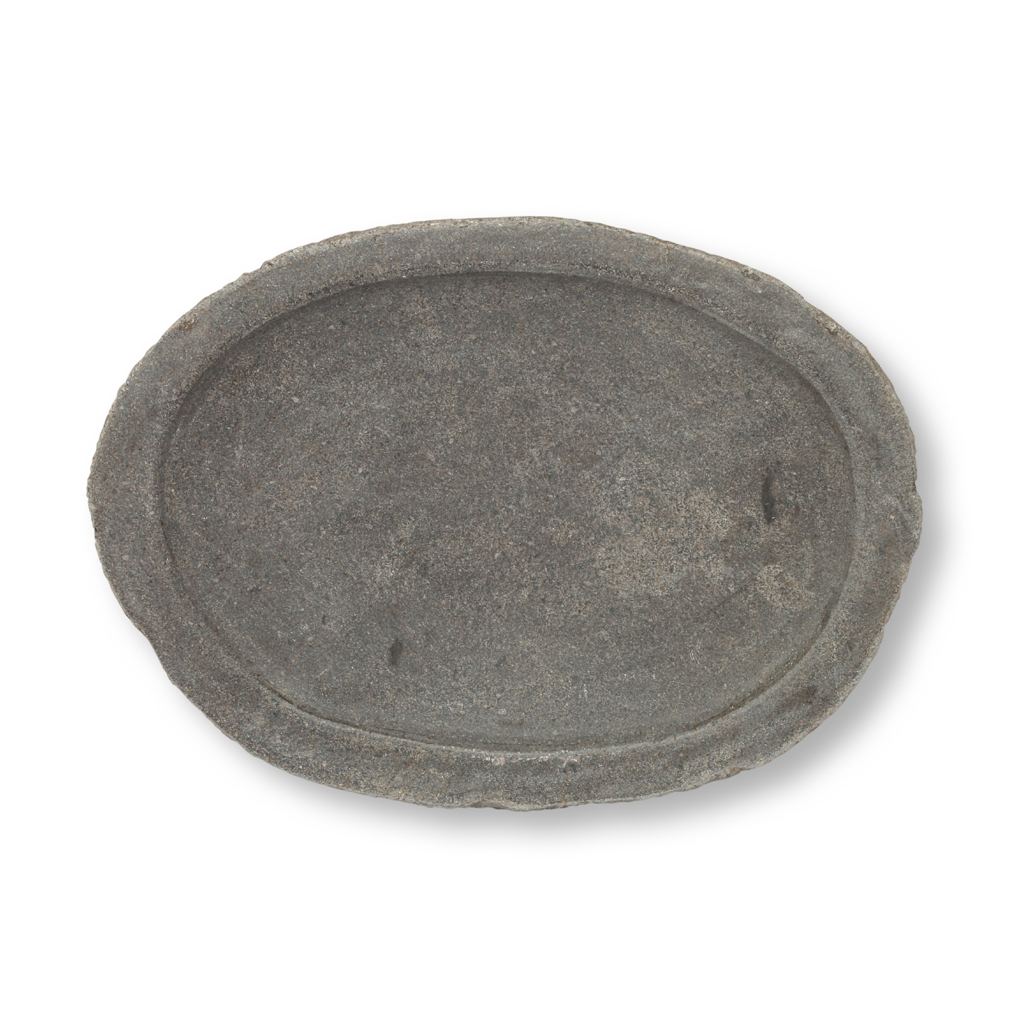 Schale Riverstone, dunkelgrau, Ø 18 cm, H 2 cm von fischer's lagerhaus