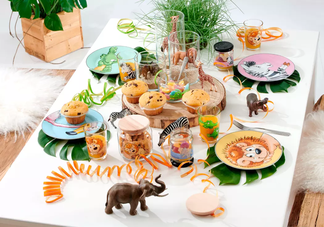 Kinderservice Happy Zoo - Leo 3tlg.