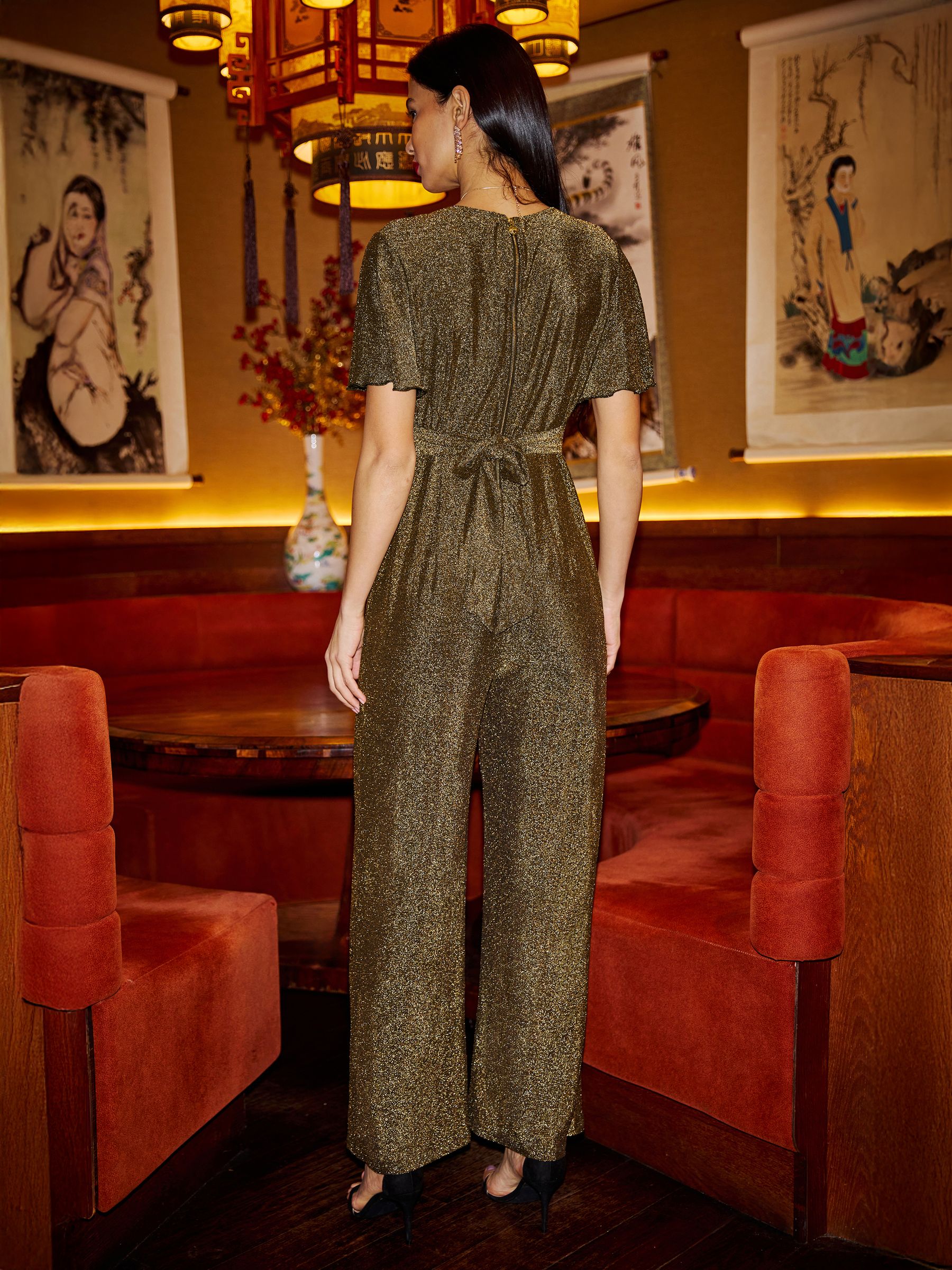 Yumi Sparkle Stretch Jumpsuit