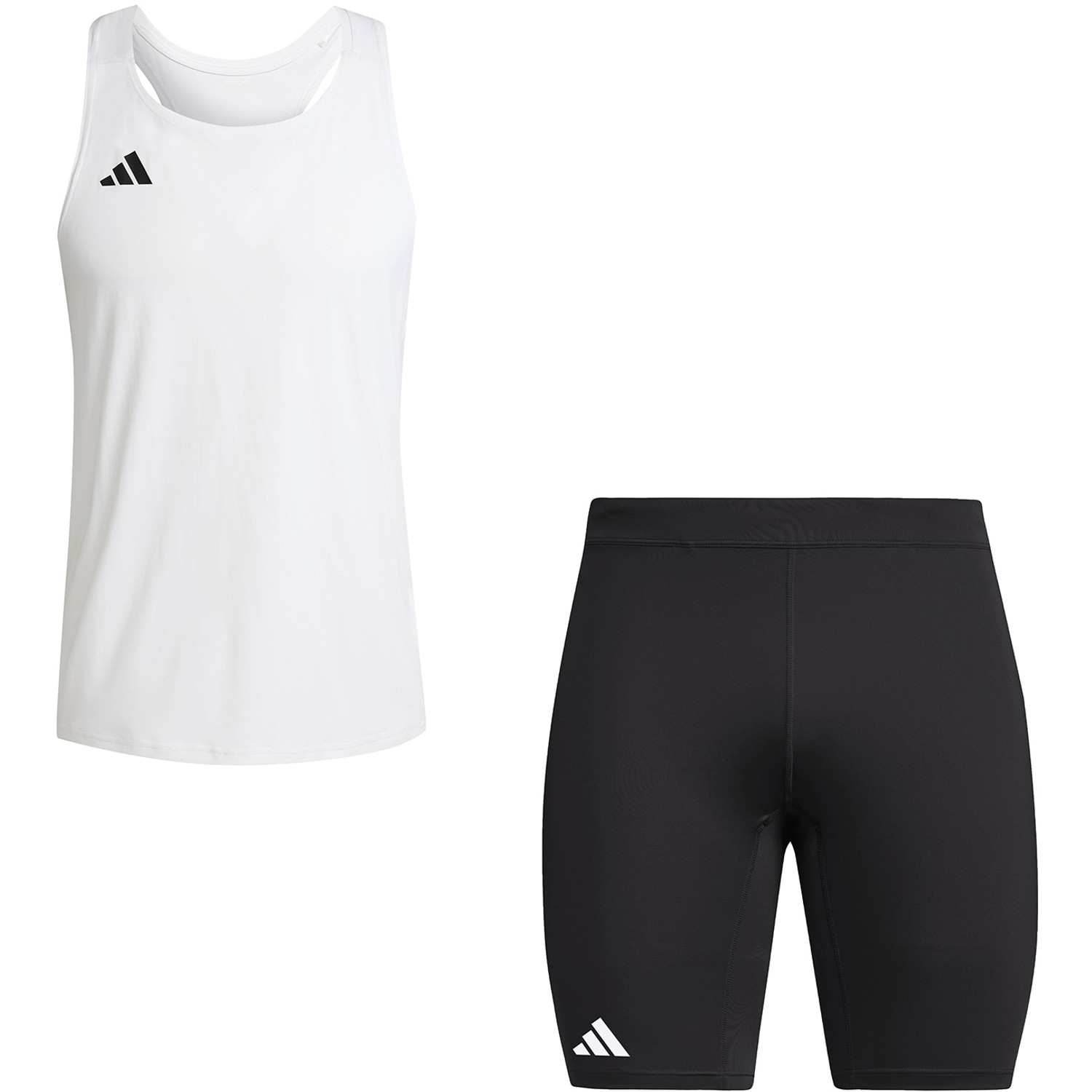 adidas Adizero Singlet Korte Legging Set Heren