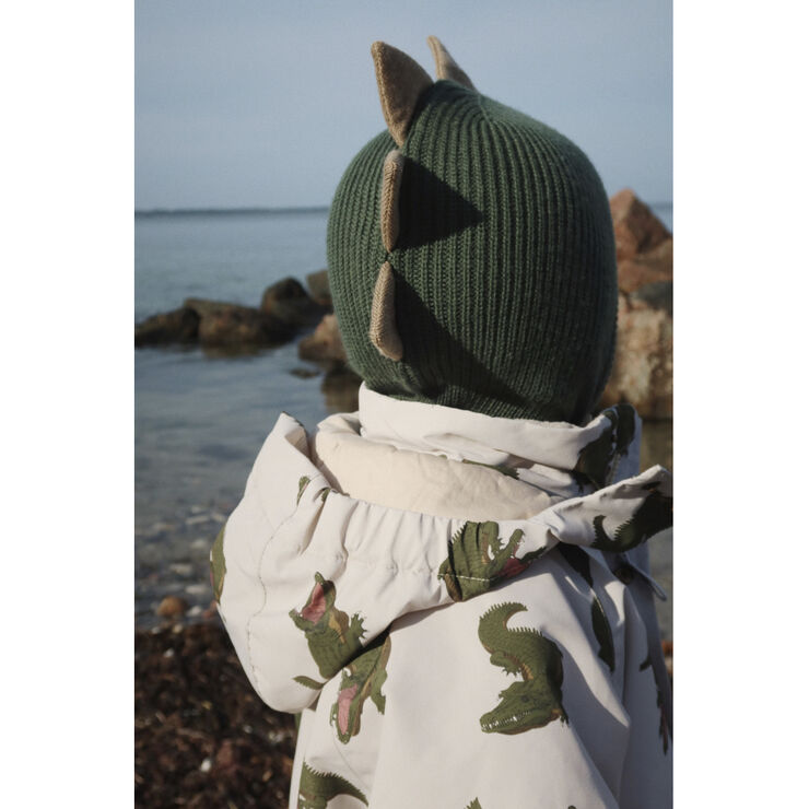 Konges Sløjd ANIMAL BALACLAVA Green