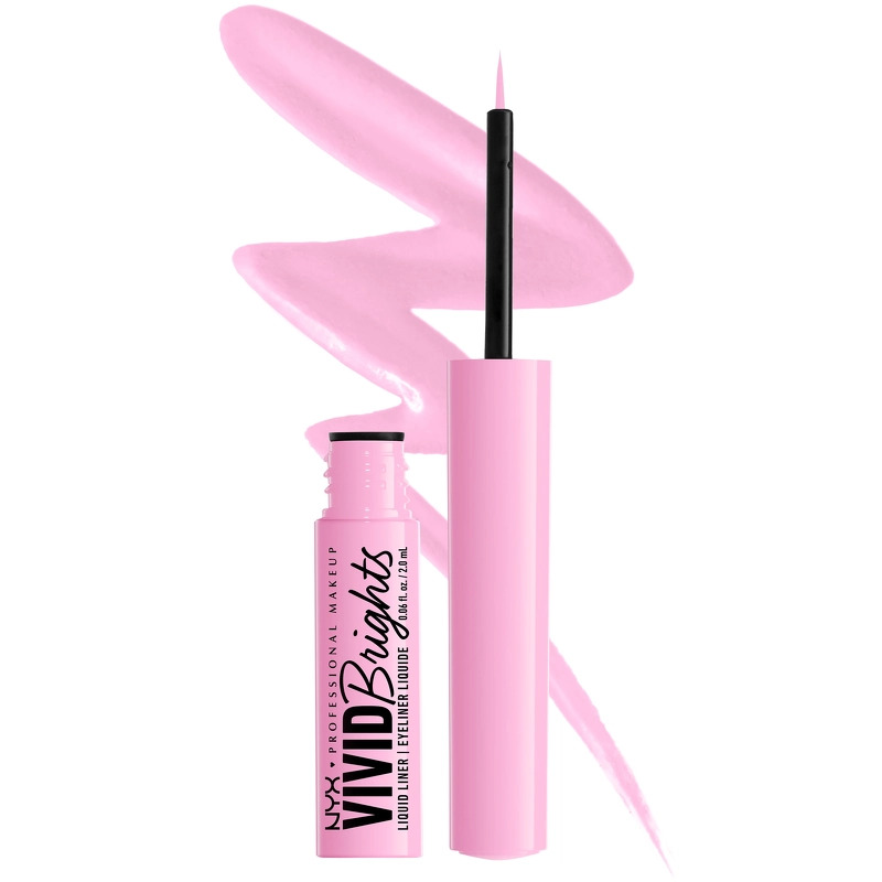NYX Prof. Makeup Up Vivid Brights Liquid Eyeliner 2 ml - 09 Sneaky Pink