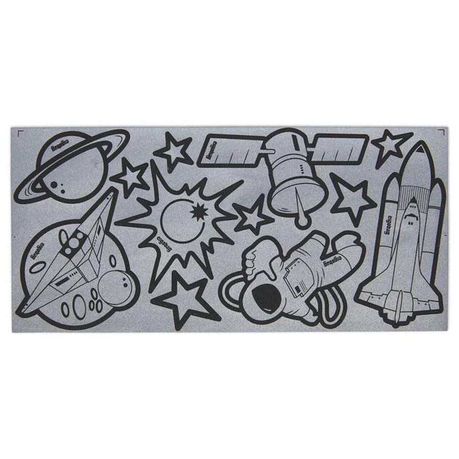 Ergobag Zubehör - Reflexie Sticker Set 10tlg. Weltall