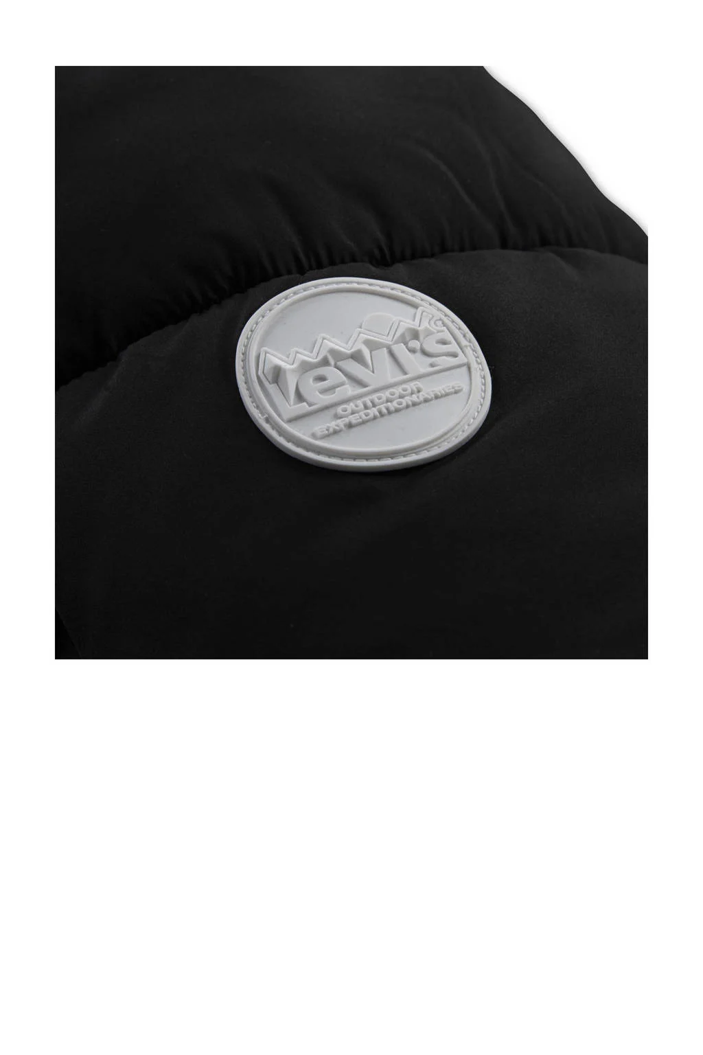 Levi's gewatteerde jas zwart