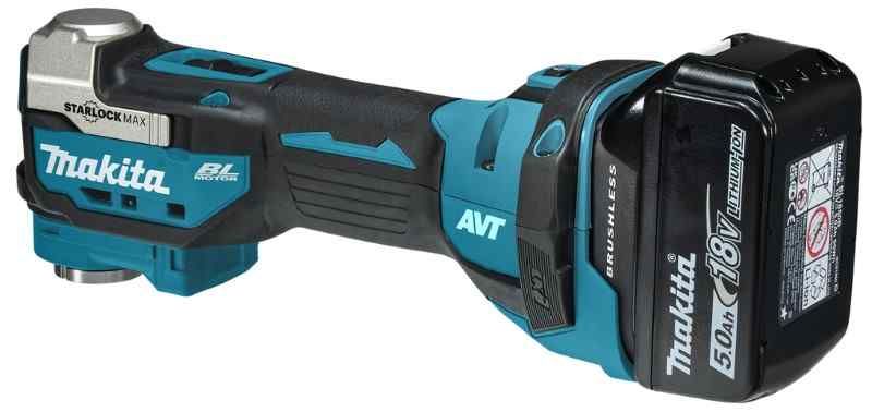 Makita DTM52RTJX2 18V Li-ion accu multitool set (2x5.0Ah) in Mbox incl. accessoireset