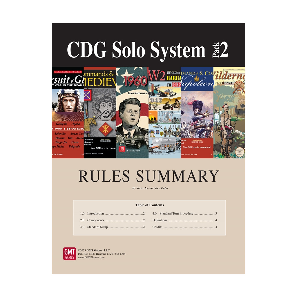 CDG Solo System Pack n°2