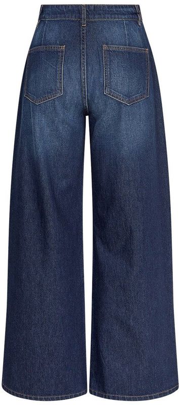 Moss Copenhagen - 19715 Adna Alena - Jeans - Donkerblauwe Wassing - High-Waist