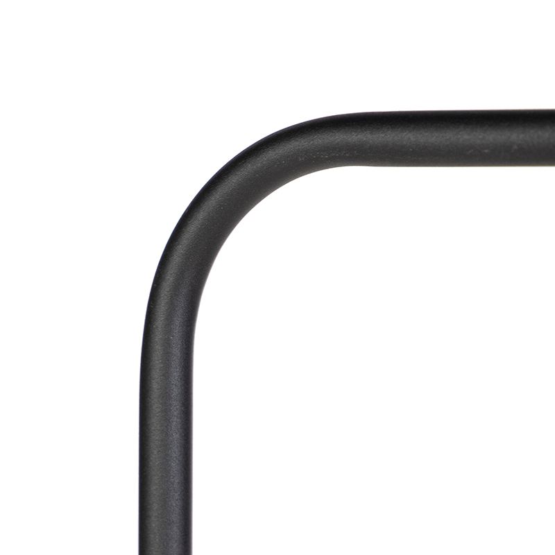 Moderne vloerlamp zwart met kap - Lofty
