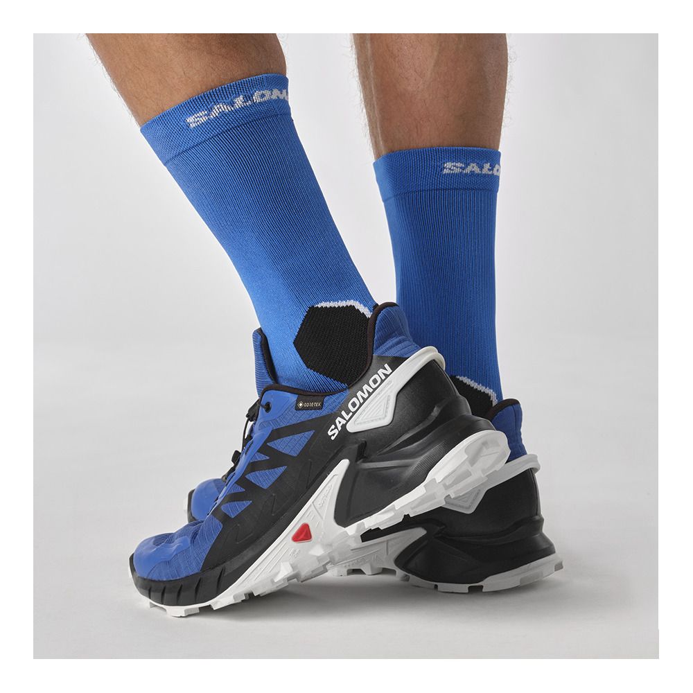 Salomon SUPERCROSS 4 GTX - Chaussures trail Homme lapis blue/black/white