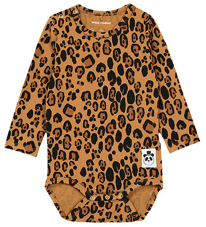 Mini Rodini Body L/æ - Basic - Leopard