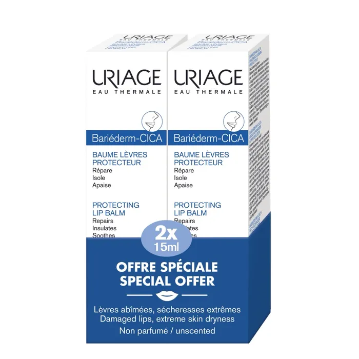 Bariéderm Duo CICA Lèvres - 2x15ml