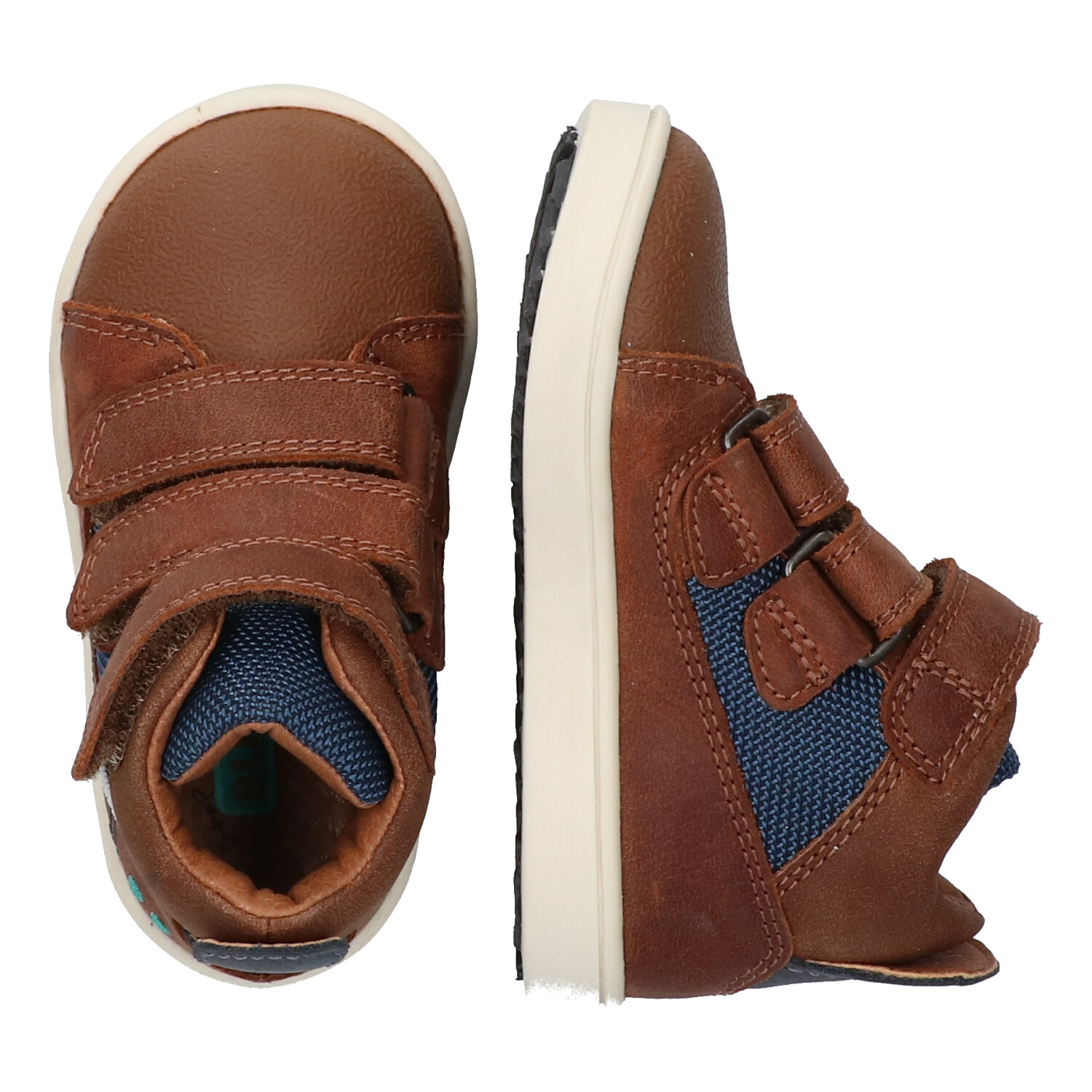 Jongens Hoge Sneakers Bunnies JR Bunnies Bruin