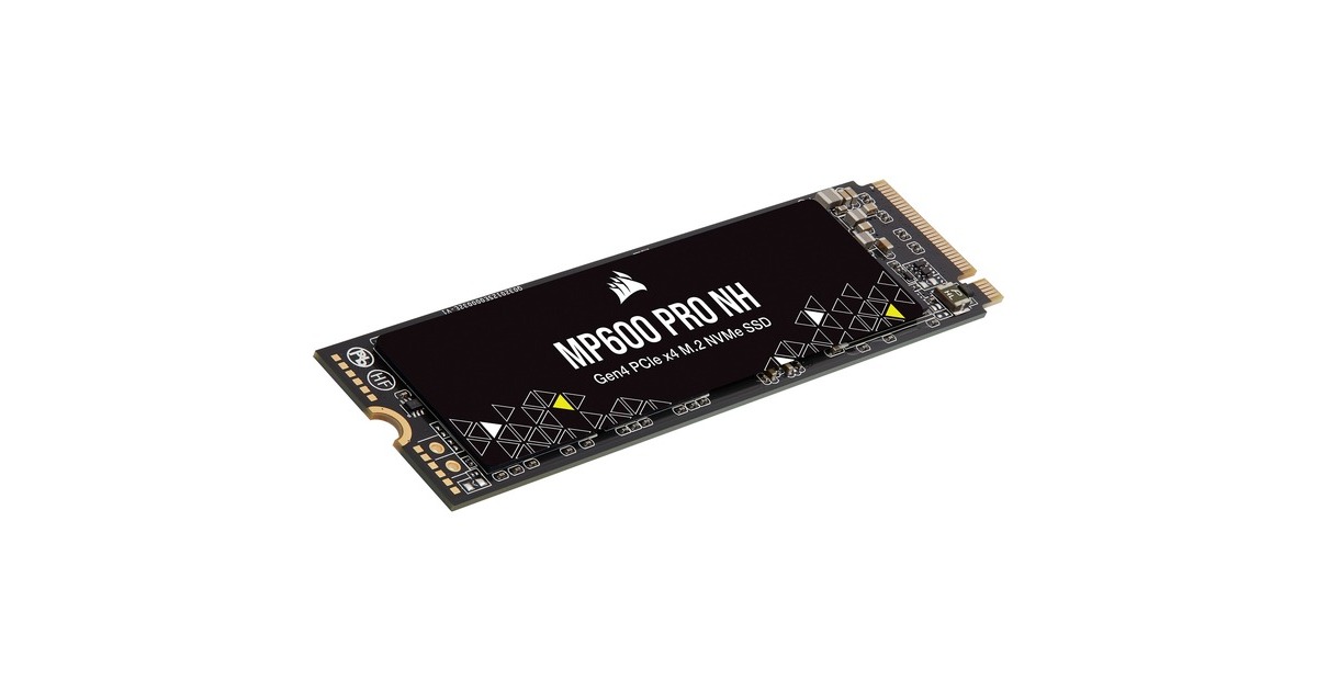 CorsairMP600PRO NH PCIe 4.0 NVMe M.2, 1 TB SSD  (CSSD-F1000GBMP600PNH, PCIe Gen 4.0 x4, NVMe 1.4, M.2 2280)