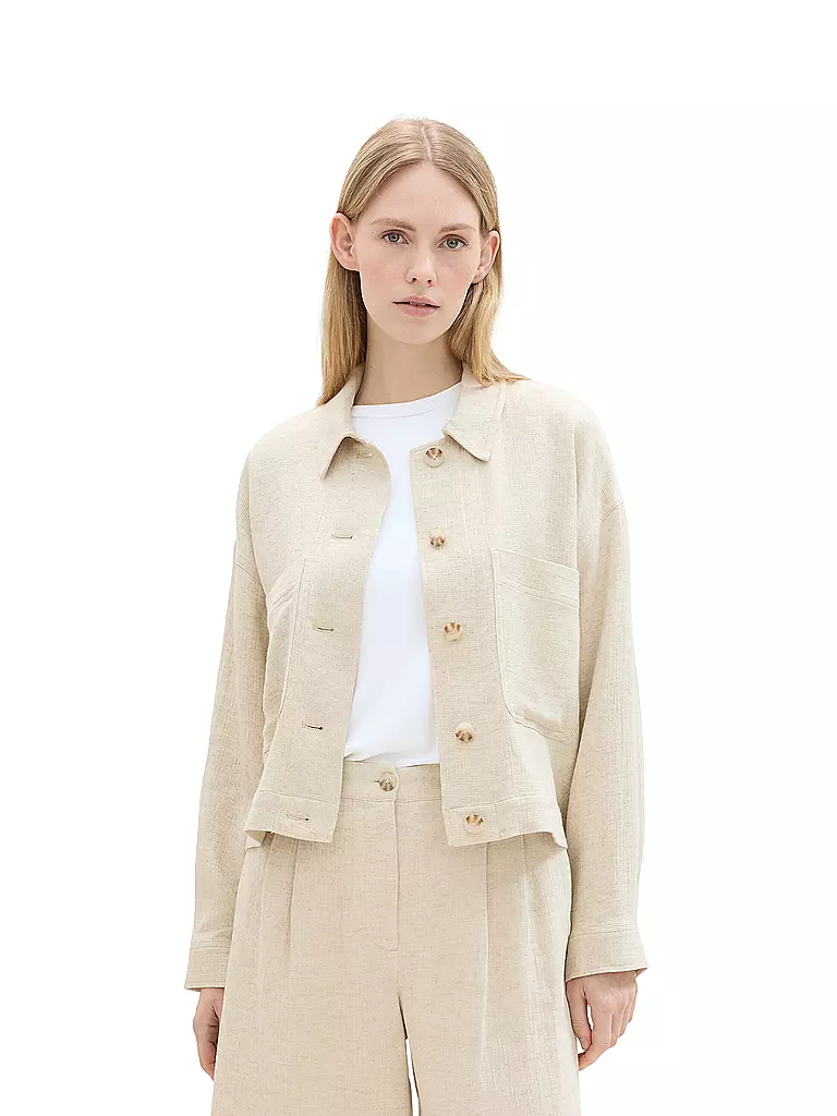 TOM TAILOR Blazer beige