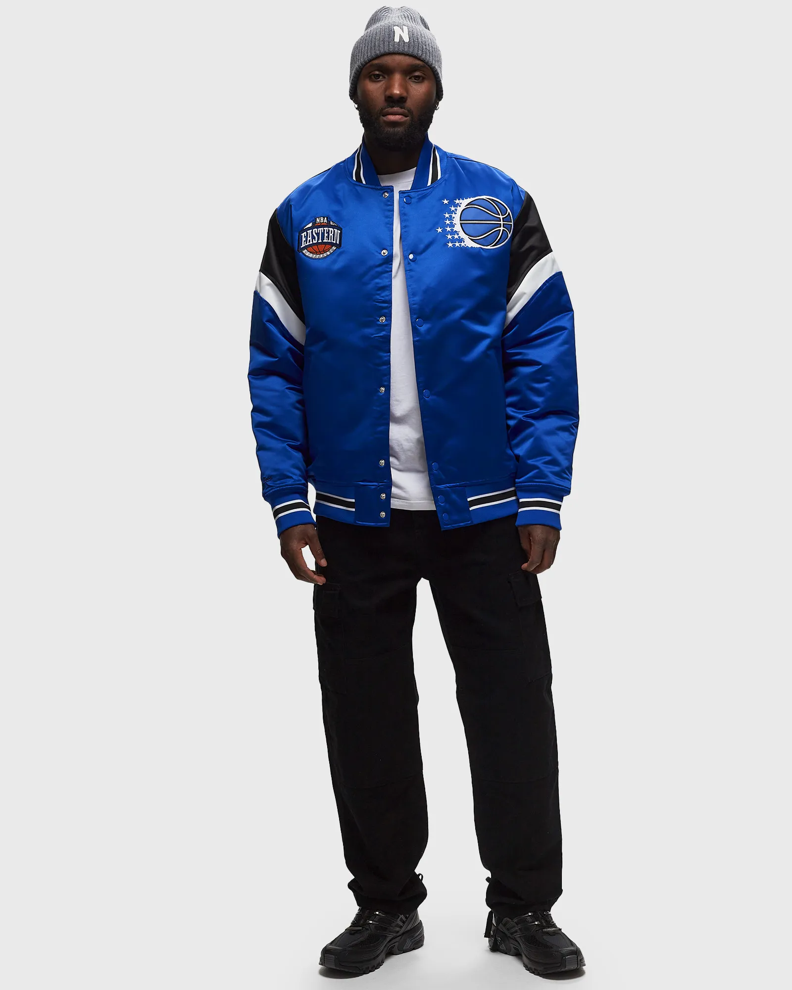 Mitchell & Ness NBA HEAVYWEIGHT SATIN JACKET ORLANDO MAGIC