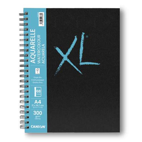 CANSON® XL® Aquarelle ART BOOK, Aquarell-Spiralskizzenbuch