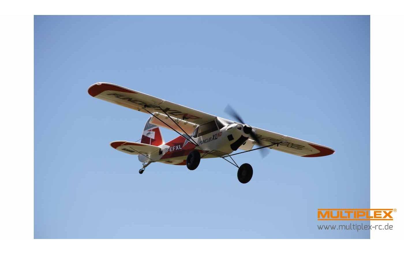 Motorflugzeug FunCub XL ND BK 1700 mm, Bausatz<br>Buschflieger Bausatz aus robustem Elapor