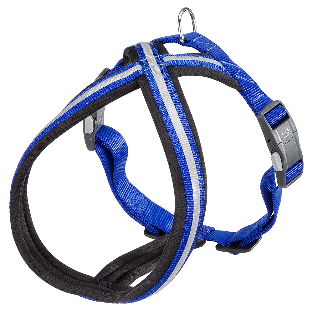 Harnais pour chiens de taille moyenne à grande daytona cross m-l, réfléchissant, avec boucle magnétique