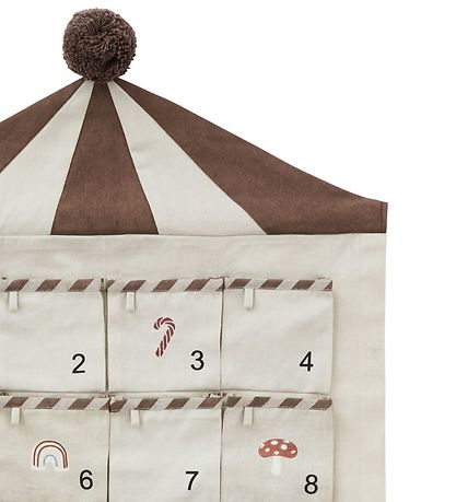 OYOY Weihnachtskalender - Zirkus - Beige/Brown