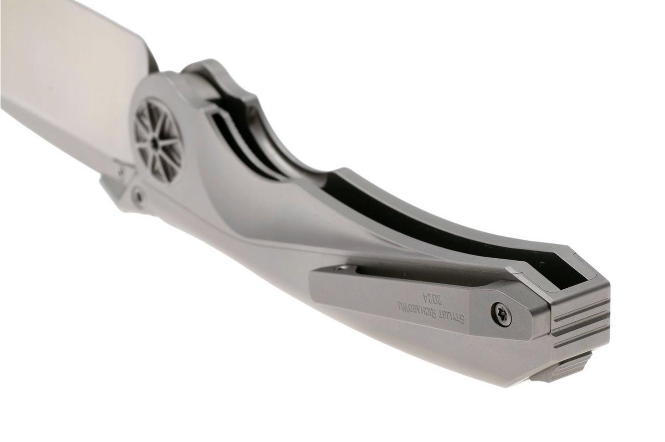 Rike Knife Tissot 1 Satin M390, Titanium, zakmes