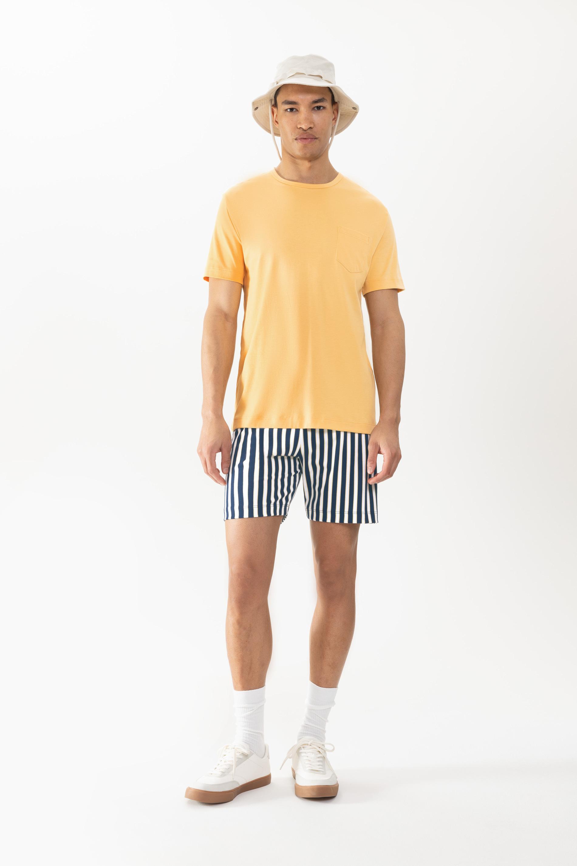 Kurzer Schlafanzug<br>Serie Sun Stripes