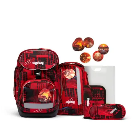ergobag PACK Schulrucksack-SetAlarmBärreitschaft, 6-teilig