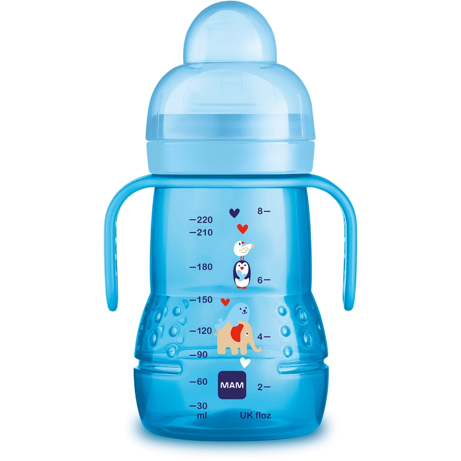 MAM Trinklernflasche Trainer+, 220 ml, Elefant