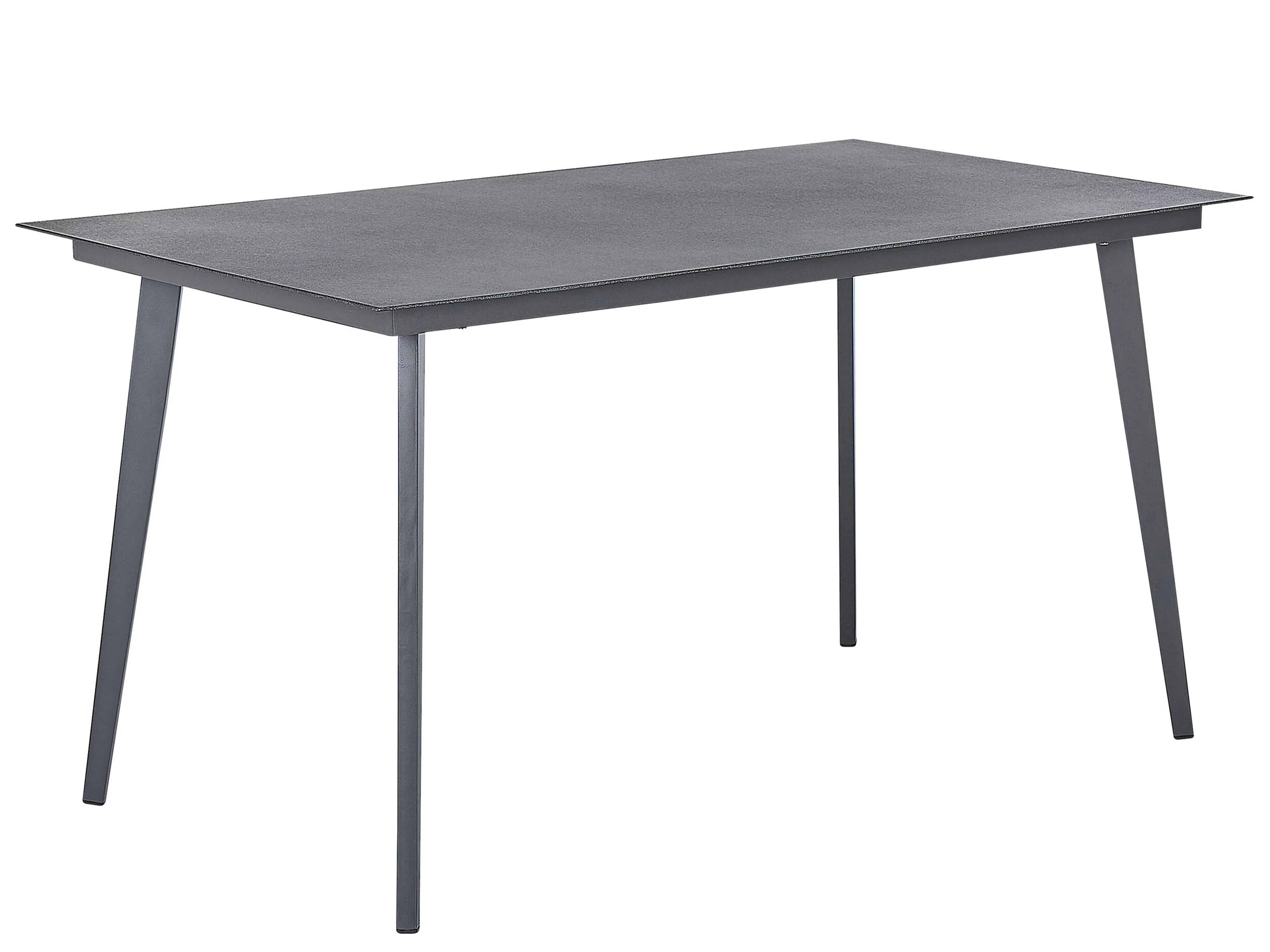 Tuin eettafel MILETO 140 cm 80 cm Glas Grijs
