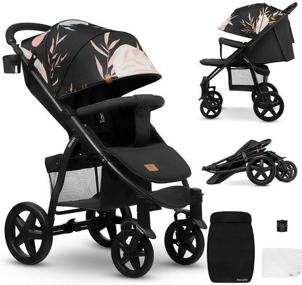 Lionelo - Annet - Wandelwagen - Grijs - Eco-leer - Met Accessoires
