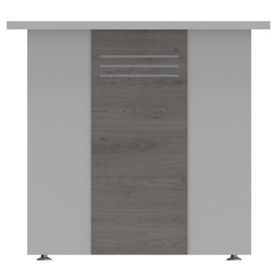 Habillage DUAL pour pieds panneaux Chêne gris