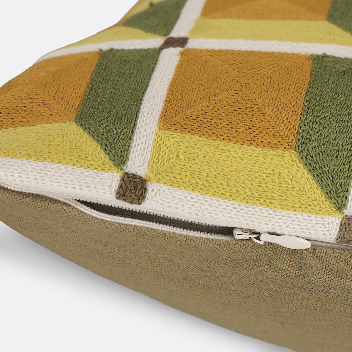 LA REDOUTE INTERIEURS<br>Capa de almofada bordada 45 x 45 cm, Mauro