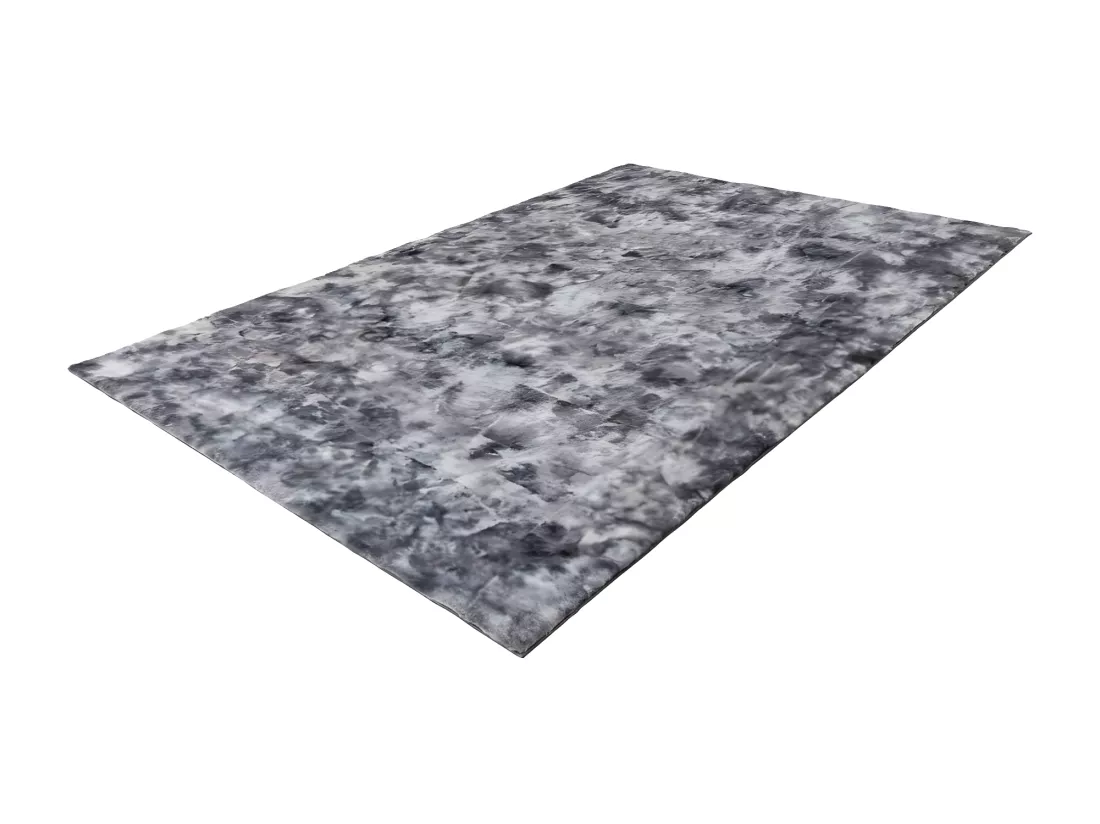 Tapis 230x160cm, design B005O coloris graphite - Confort et élégance pour votre intérieur