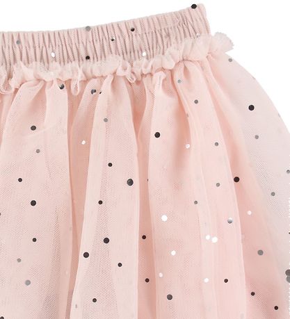 Stella McCartney Kids Tylnederdel - Rosa m. Sølvprikker
