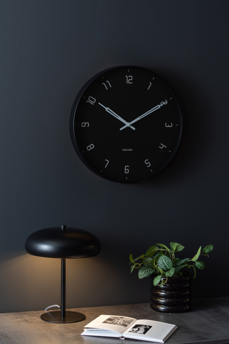 Wall Clock Stark KA5950BK Black