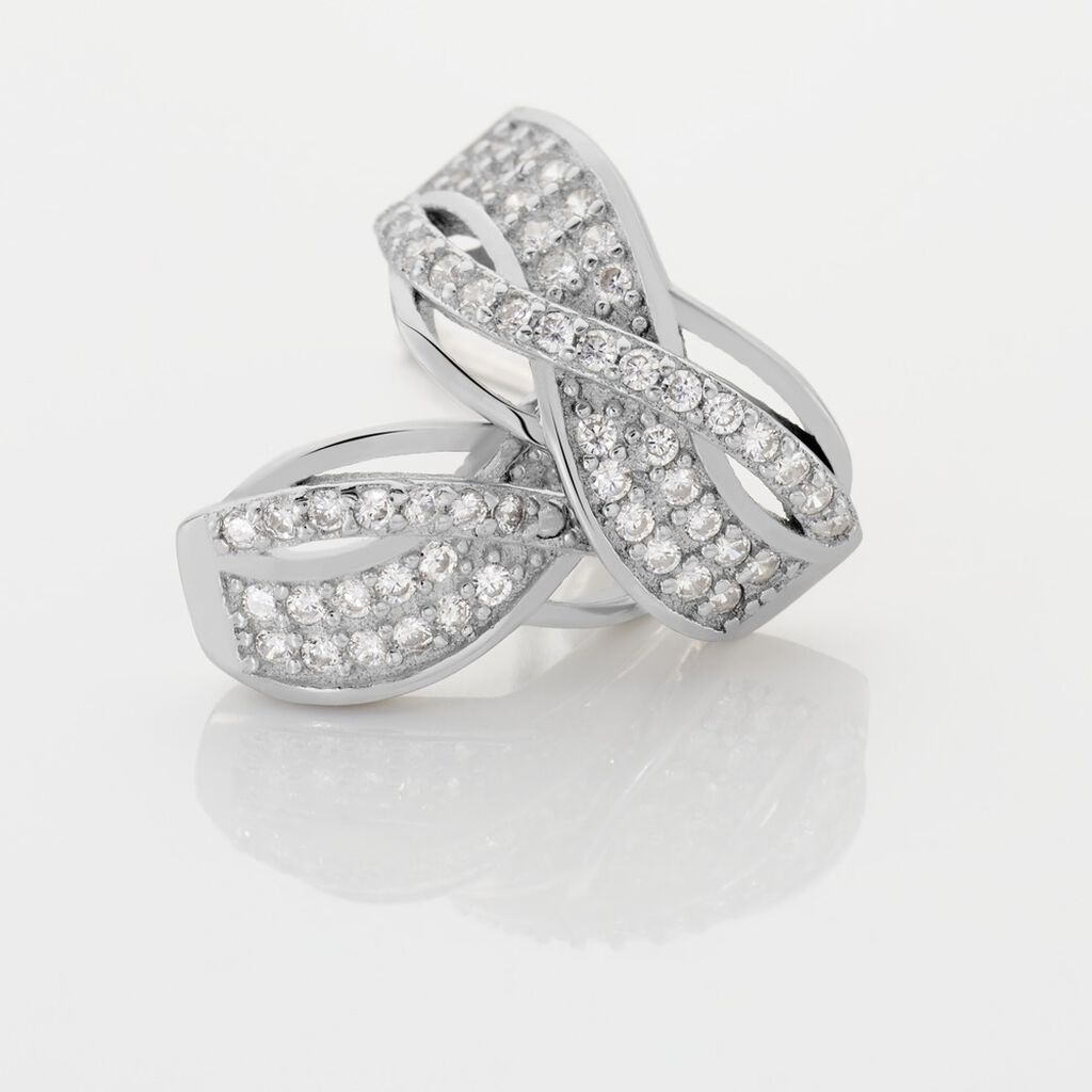 Créoles Hallinskidi Argent Oxyde De Zirconium
