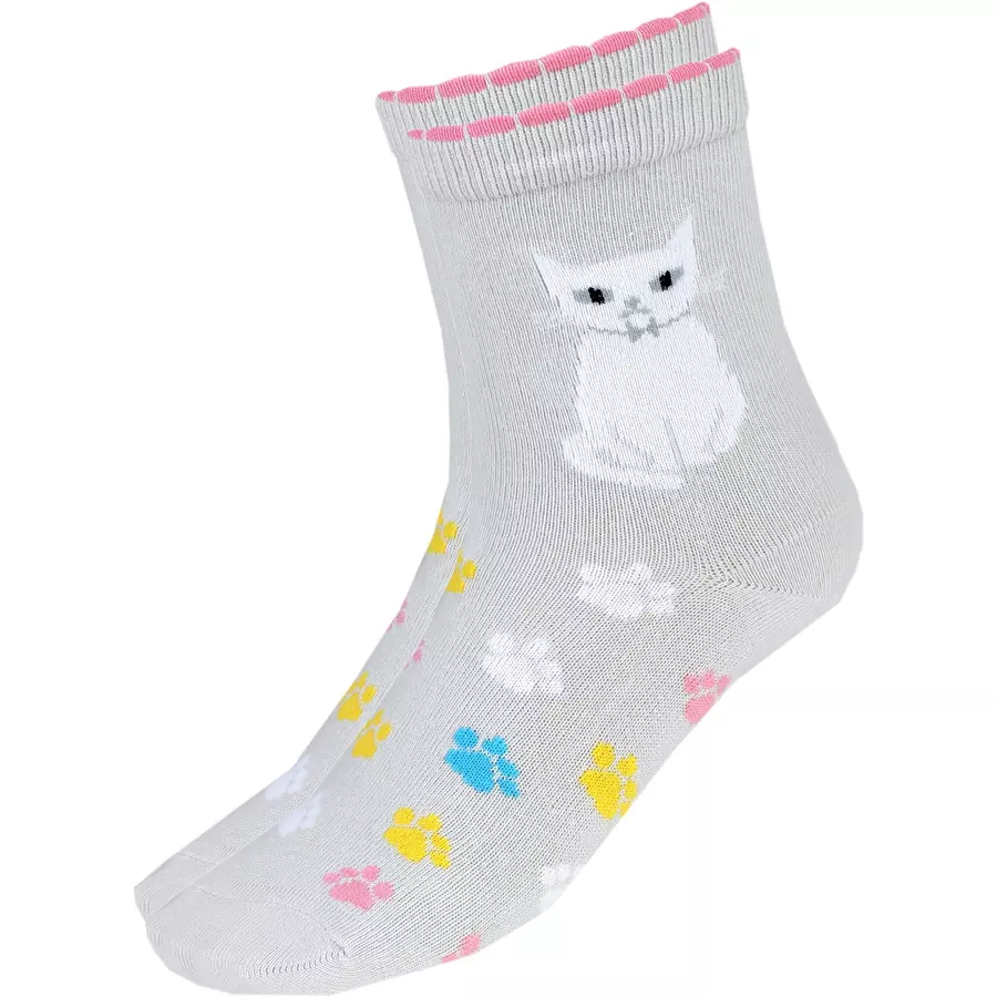 TupTam Kinder Socken Mädchen Jungen Bunt Gemustert 6er Pack rosagrau