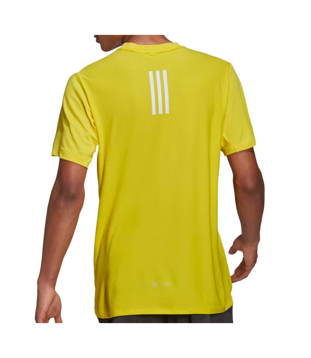 T-shirt Jaune Homme Adidas HJ9773