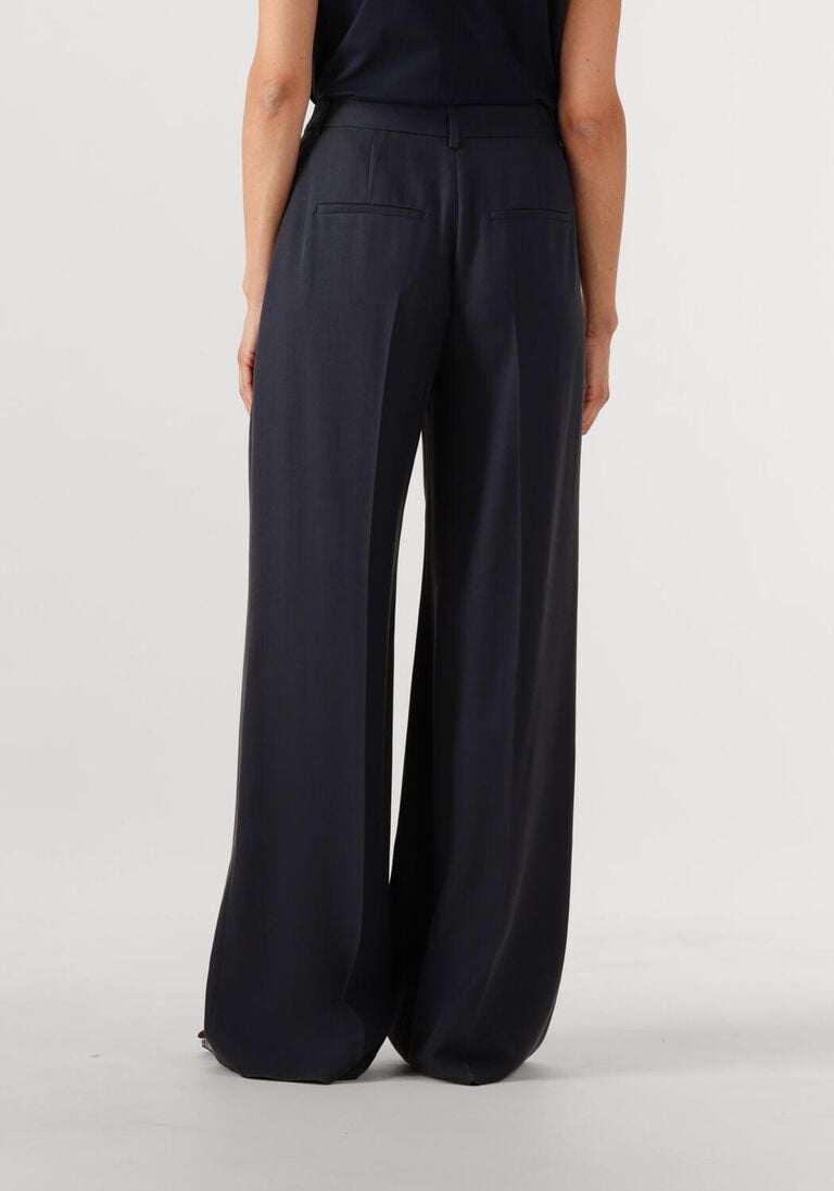 donkerblauwe luisa cerano wijde broek 628818/3756