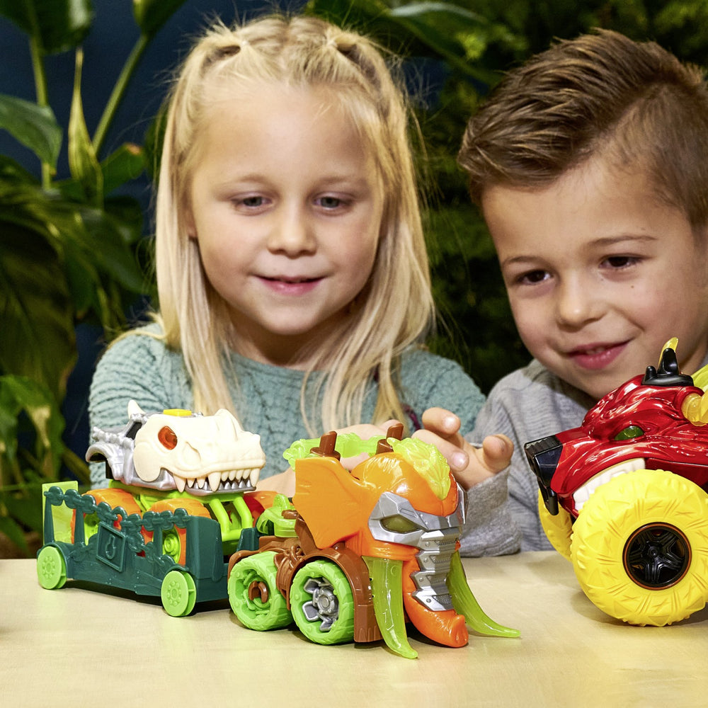 Køb Dickie Toys Monster Ranger Dinosaur Bil Med Anhænger